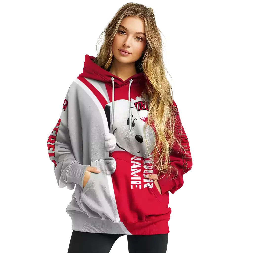 customized unlv rebels peeking snoopy red hoodie high quality customized unlv rebels peeking snoopy red hoodie high quality