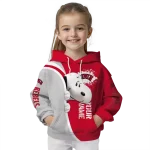 customized unlv rebels peeking snoopy red hoodie best selling