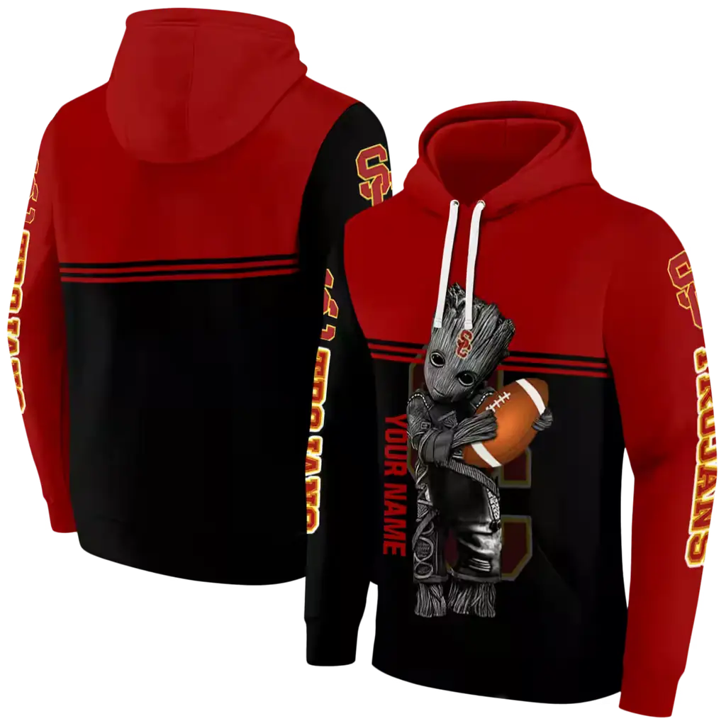 customized usc trojans baby groot red black hoodie fashion forward customized usc trojans baby groot red black hoodie fashion forward