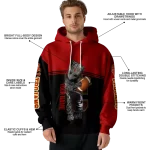 customized usc trojans baby groot red black hoodie best selling