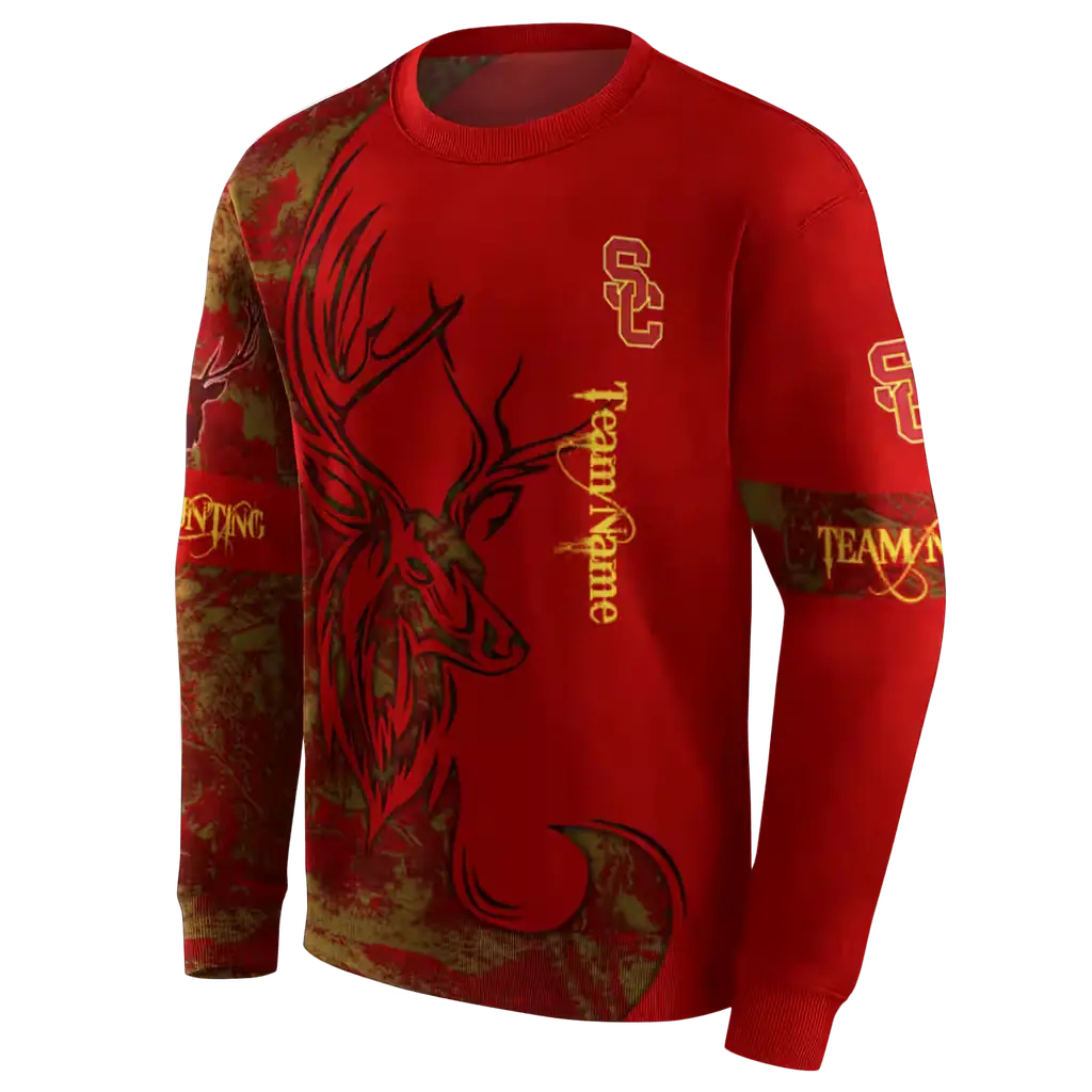 customized usc trojans deer silhouette red hoodie new arrival customized usc trojans deer silhouette red hoodie new arrival
