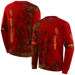 customized usc trojans deer silhouette red hoodie best selling