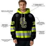 customized usc trojans safety motif black neon green hoodie best selling