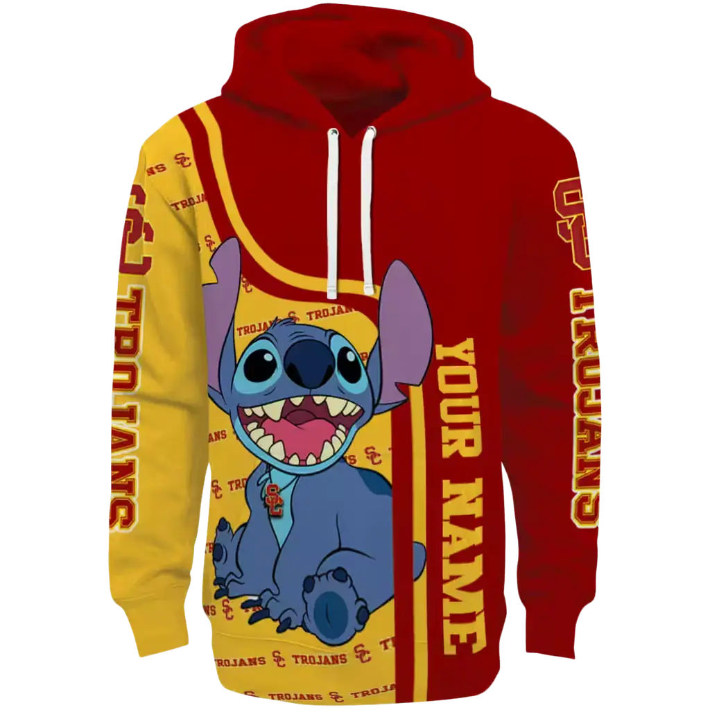customized usc trojans stitch red hoodie best selling customized usc trojans stitch red hoodie best selling