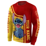 customized usc trojans stitch red hoodie best selling