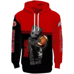 customized utah utes baby groot red black hoodie best selling