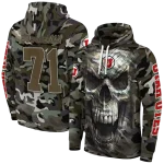 customized utah utes camo skull hoodie best selling