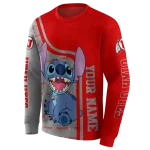 customized utah utes stitch red hoodie best selling