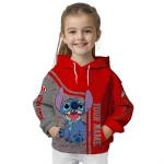 customized utah utes stitch red hoodie best selling