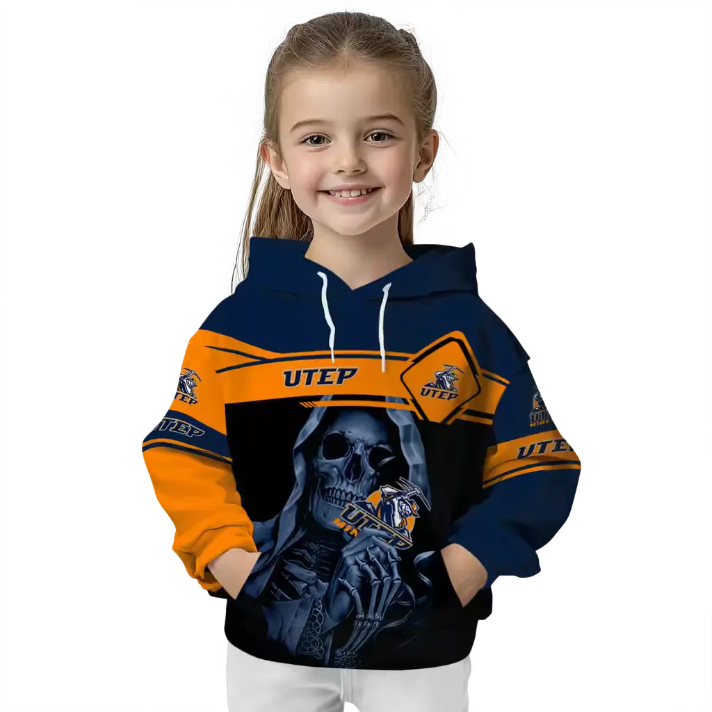 customized utep miners grim reaper blue black hoodie top rated customized utep miners grim reaper blue black hoodie top rated