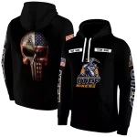 customized utep miners punisher skull black hoodie best selling