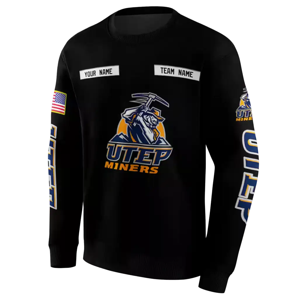 customized utep miners punisher skull black hoodie new arrival customized utep miners punisher skull black hoodie new arrival