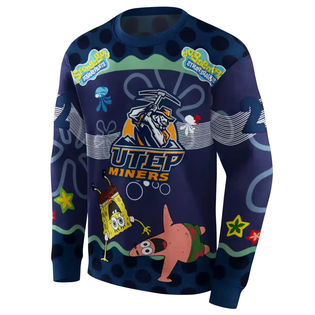 customized utep miners spongebob patrick star blue navy hoodie new arrival customized utep miners spongebob patrick star blue navy hoodie new arrival