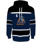 customized utep miners striped pattern blue hoodie best selling