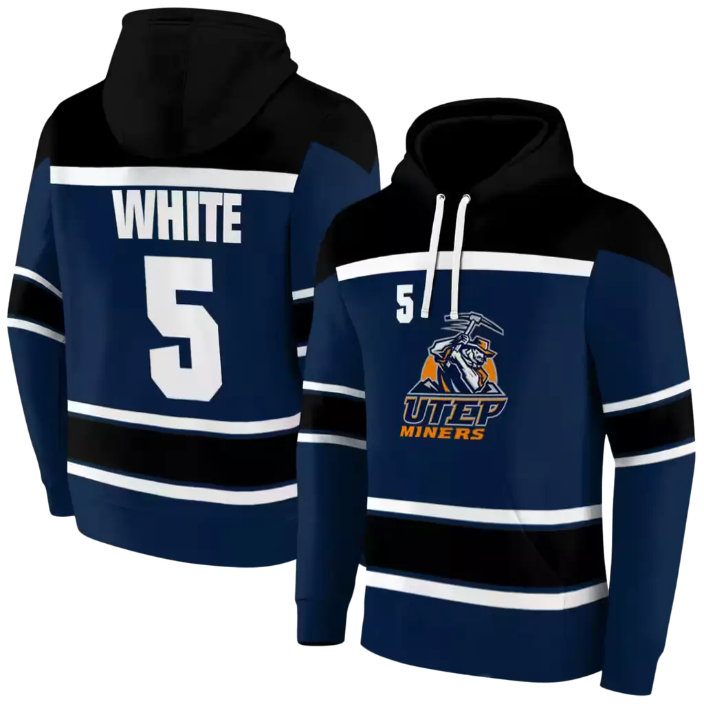 customized utep miners striped pattern blue hoodie fashion forward customized utep miners striped pattern blue hoodie fashion forward