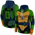 customized utep miners superhero armor blue green hoodie best selling