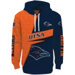 customized utsa roadrunners abstract shape orange hoodie best selling