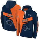 customized utsa roadrunners abstract shape orange hoodie best selling