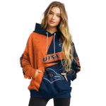 customized utsa roadrunners abstract shape orange hoodie best selling