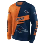 customized utsa roadrunners abstract shape orange hoodie best selling