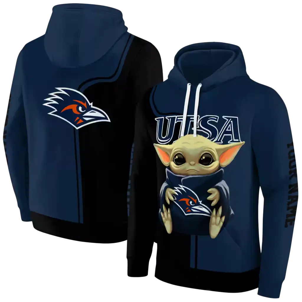 customized utsa roadrunners baby yoda orange black hoodie fashion forward customized utsa roadrunners baby yoda orange black hoodie fashion forward