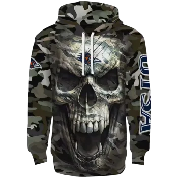 customized utsa roadrunners camo skull hoodie best selling
