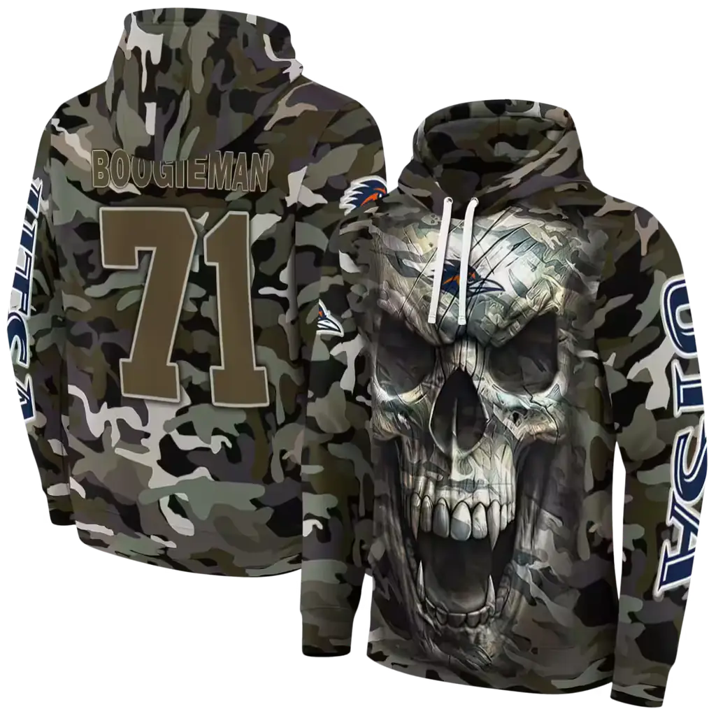 customized utsa roadrunners camo skull hoodie fashion forward customized utsa roadrunners camo skull hoodie fashion forward