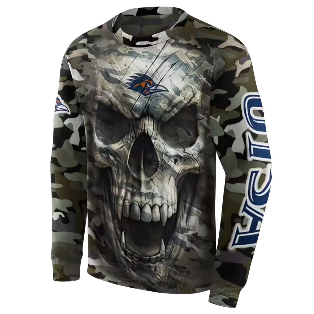 customized utsa roadrunners camo skull hoodie new arrival customized utsa roadrunners camo skull hoodie new arrival