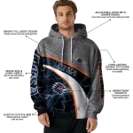 customized utsa roadrunners hexagonal mesh orange black gray hoodie best selling