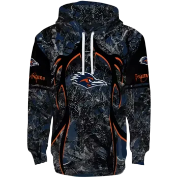 customized utsa roadrunners hunting theme orange black hoodie best selling