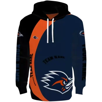 customized utsa roadrunners minimalist design orange black hoodie best selling