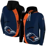 customized utsa roadrunners minimalist design orange black hoodie best selling
