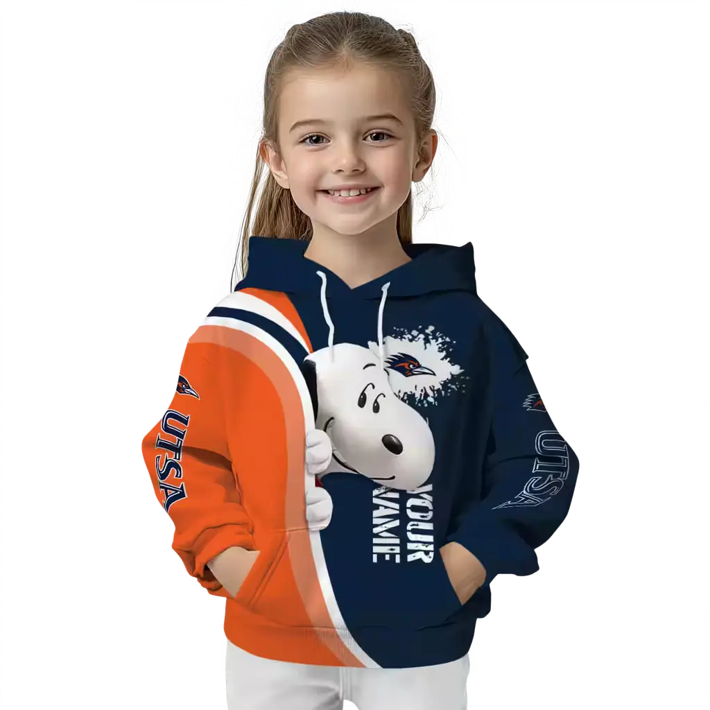 customized utsa roadrunners peeking snoopy orange hoodie top rated customized utsa roadrunners peeking snoopy orange hoodie top rated