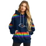 customized utsa roadrunners rainbow stripes orange hoodie best selling