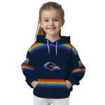 customized utsa roadrunners rainbow stripes orange hoodie best selling