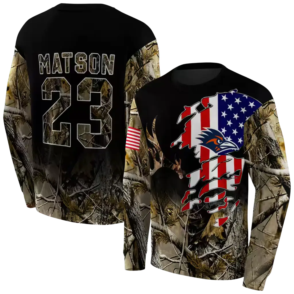 customized utsa roadrunners tree camo hoodie premium grade customized utsa roadrunners tree camo hoodie premium grade