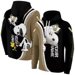 customized vanderbilt commodores peeking snoopy black hoodie best selling