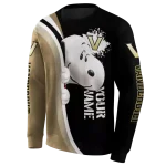 customized vanderbilt commodores peeking snoopy black hoodie best selling