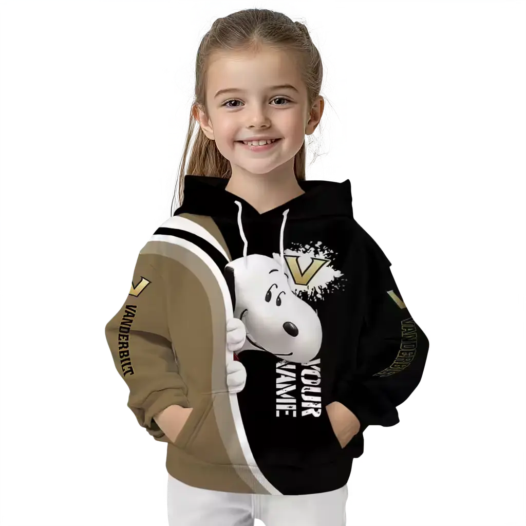 customized vanderbilt commodores peeking snoopy black hoodie top rated customized vanderbilt commodores peeking snoopy black hoodie top rated