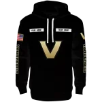 customized vanderbilt commodores punisher skull black hoodie best selling