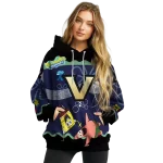 customized vanderbilt commodores spongebob patrick star black navy hoodie best selling