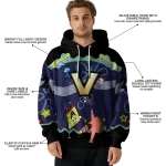 customized vanderbilt commodores spongebob patrick star black navy hoodie best selling