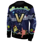 customized vanderbilt commodores spongebob patrick star black navy hoodie best selling