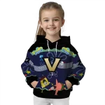 customized vanderbilt commodores spongebob patrick star black navy hoodie best selling