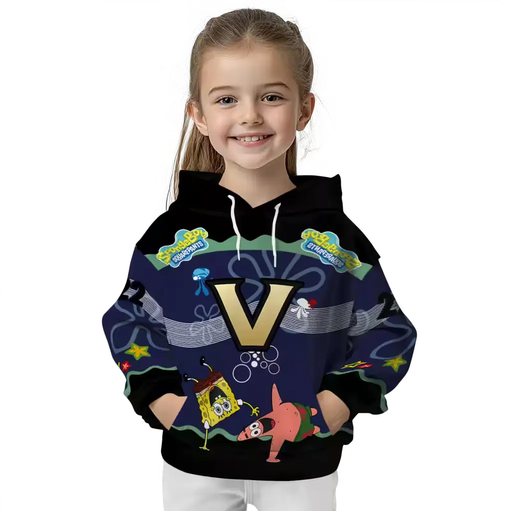 customized vanderbilt commodores spongebob patrick star black navy hoodie top rated customized vanderbilt commodores spongebob patrick star black navy hoodie top rated