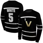 customized vanderbilt commodores striped pattern black hoodie best selling