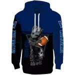 customized villanova wildcats baby groot navy black hoodie best selling