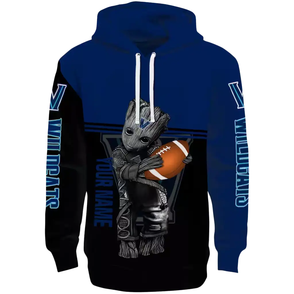 customized villanova wildcats baby groot navy black hoodie best selling customized villanova wildcats baby groot navy black hoodie best selling