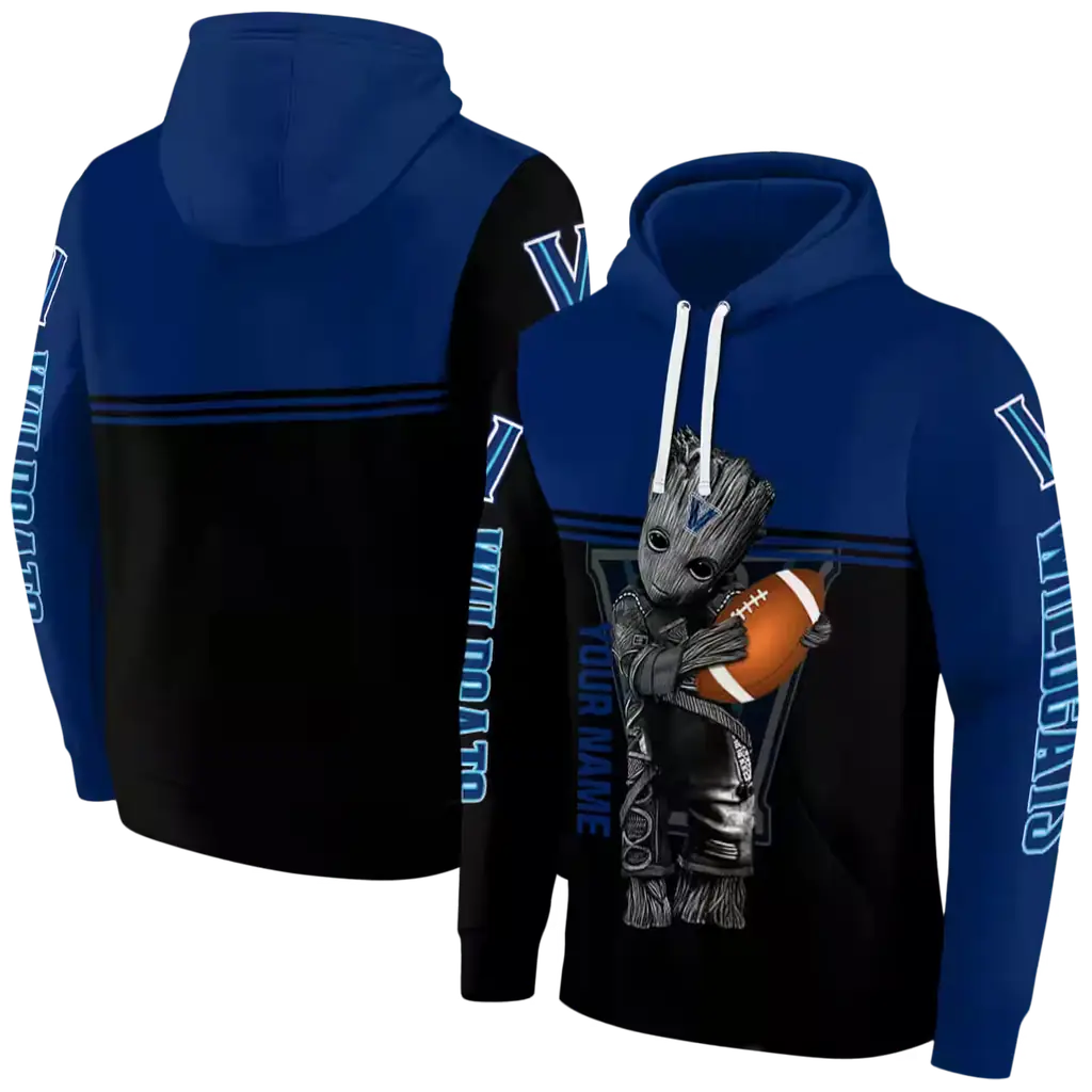 customized villanova wildcats baby groot navy black hoodie fashion forward customized villanova wildcats baby groot navy black hoodie fashion forward