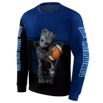 customized villanova wildcats baby groot navy black hoodie best selling